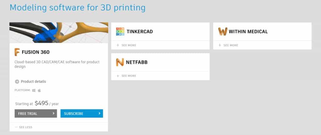แนะนำผู้พัฒนา Software ที่เกี่ยวข้องกับเทคโนโลยี 3D Printing