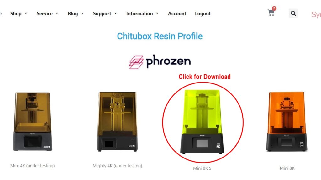 การตั้งค่า Resin Profile ในโปรแกรม Chitubox